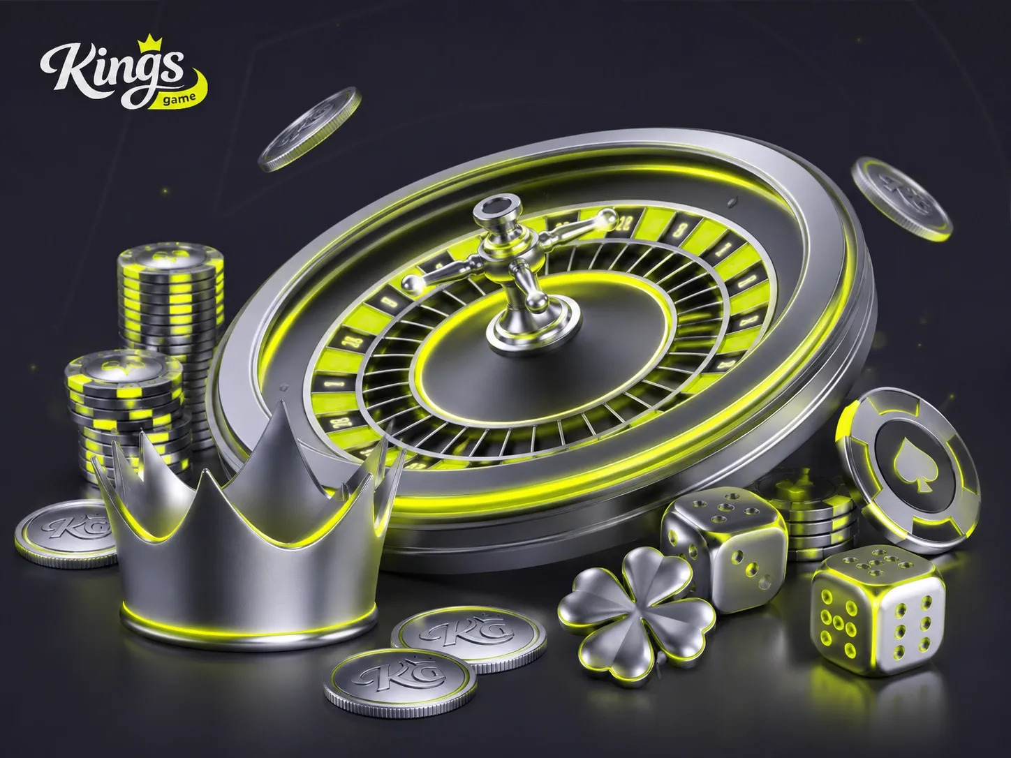 Royal Neon Roulette Casino Wheel